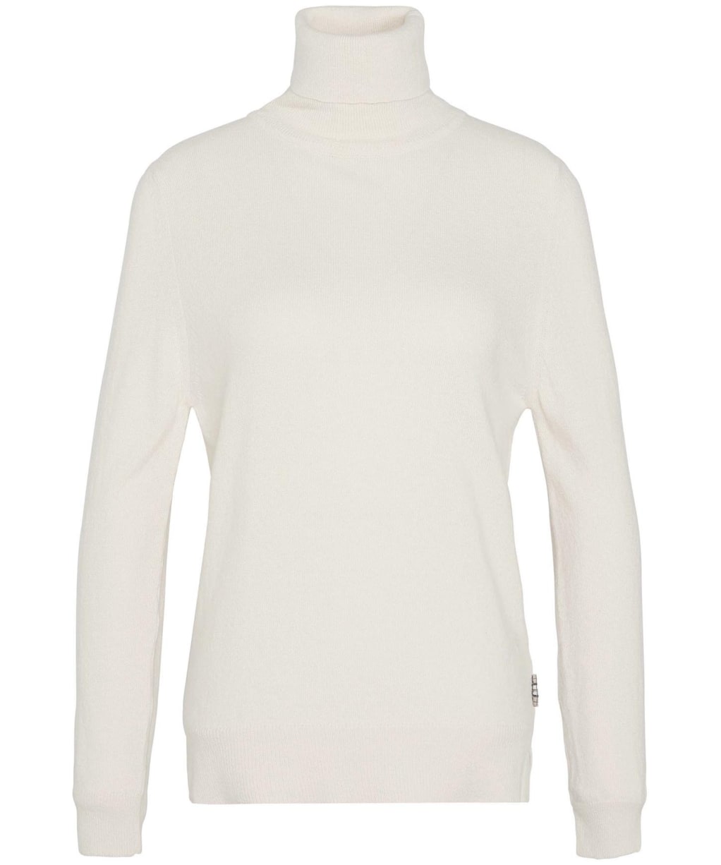 Women’s Barbour Pendle Roll Collar Sweater - ECRU/HESSIAN TAR