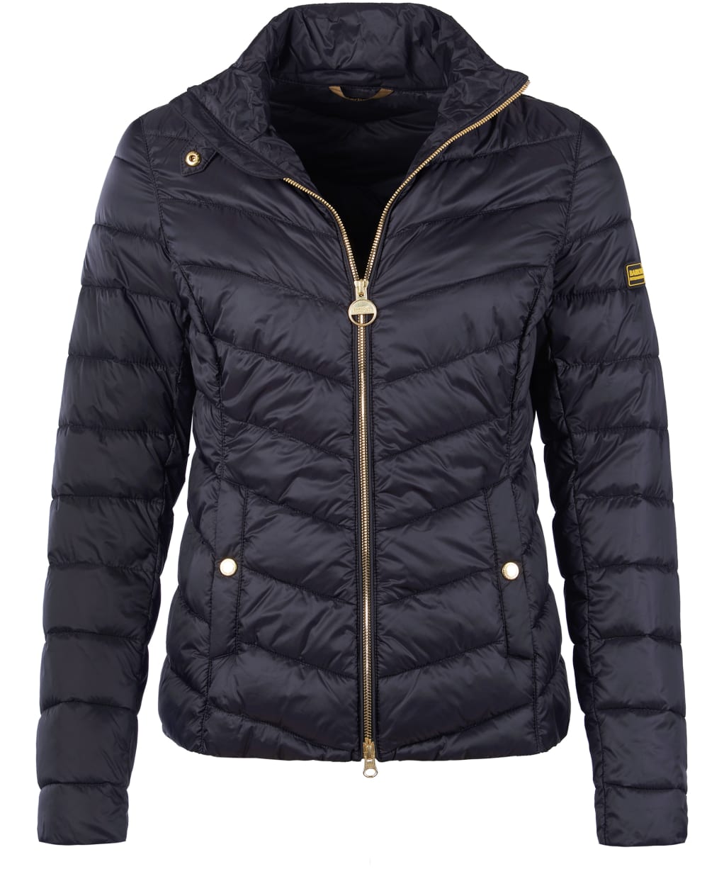 Women's Barbour International Aubern Quilted Jacket - Black