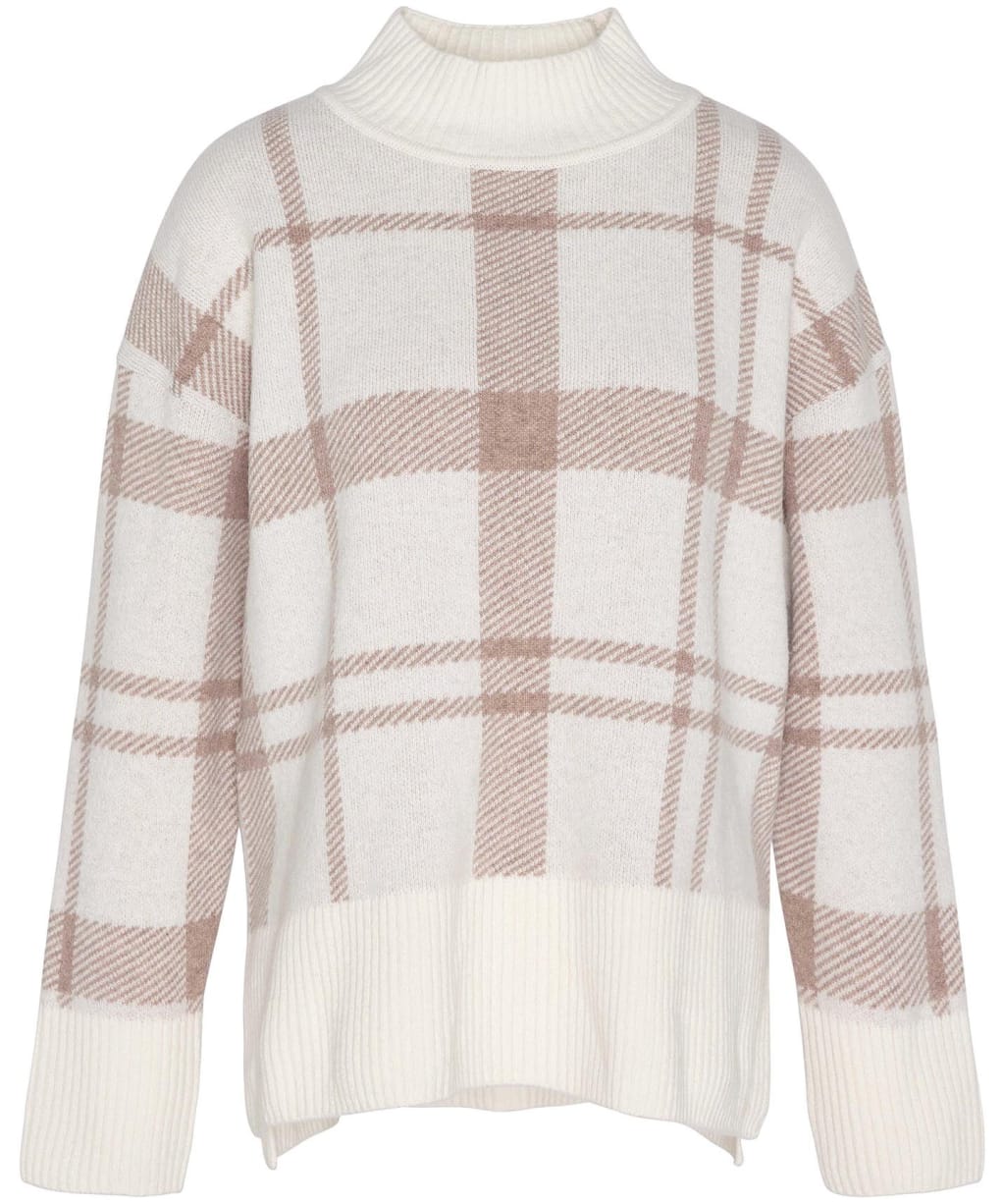 Deanna Knit - Winter White Tartan