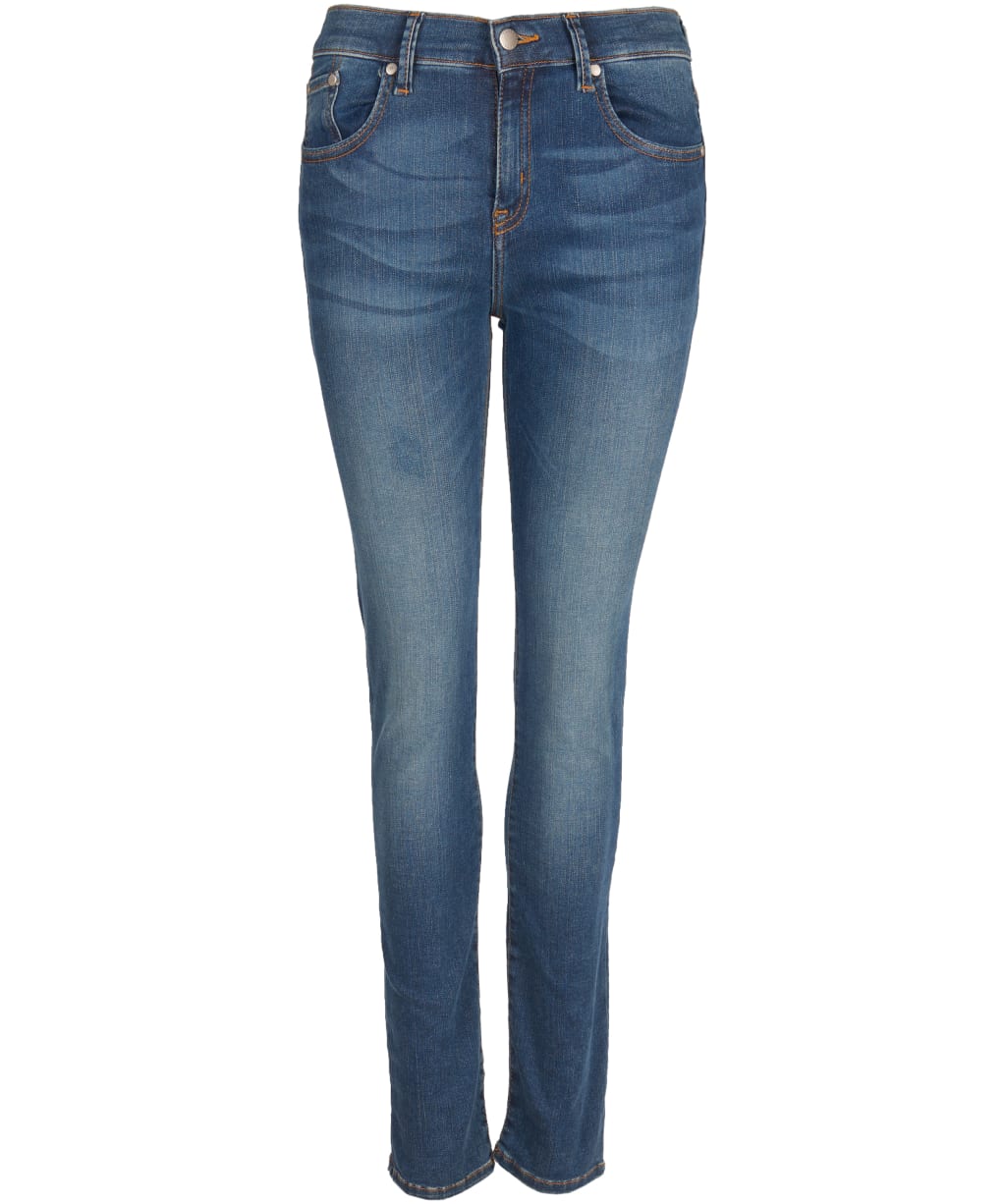 Women's Barbour Essential Slim Jeans - Worn Blue