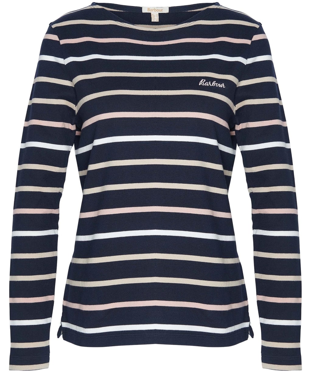 Women’s Barbour Hawkins Top - NAVY STRIPE 12