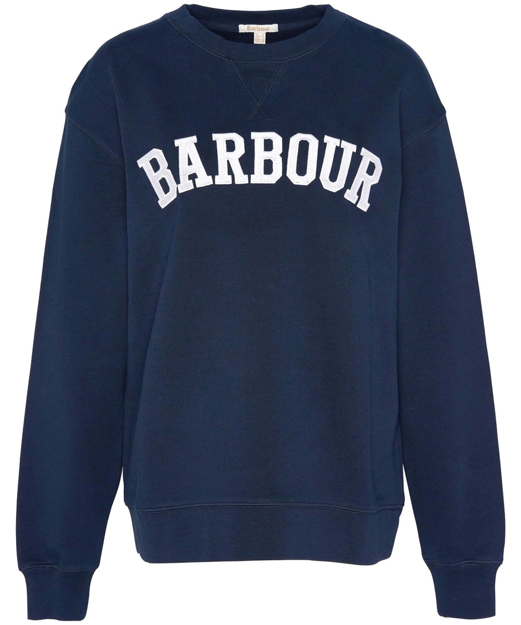 Women's Barbour Northumberland Sweatshirt - Navy / Cloud