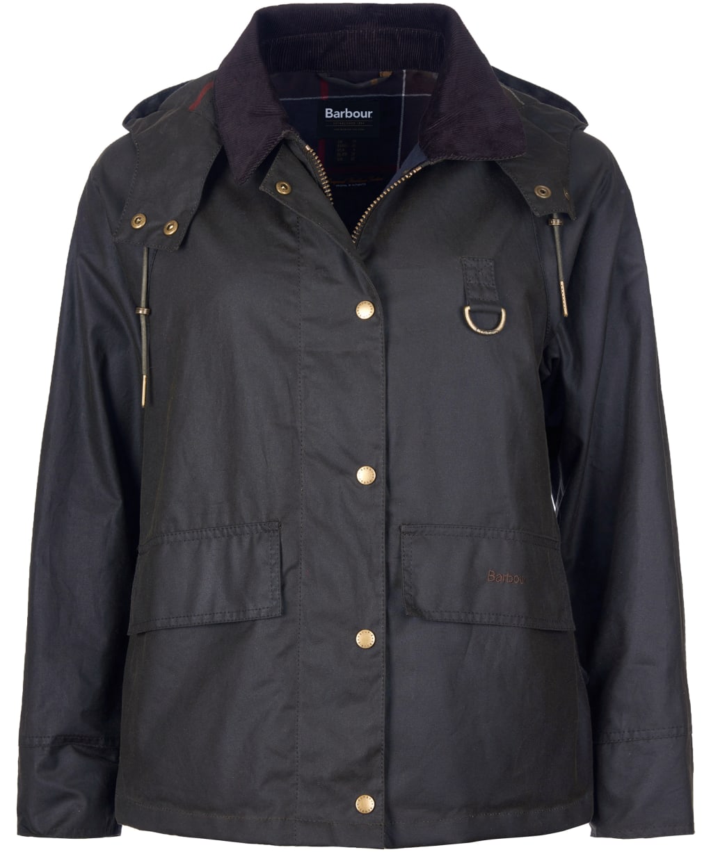 Women’s Barbour Avon Waxed Jacket - Olive