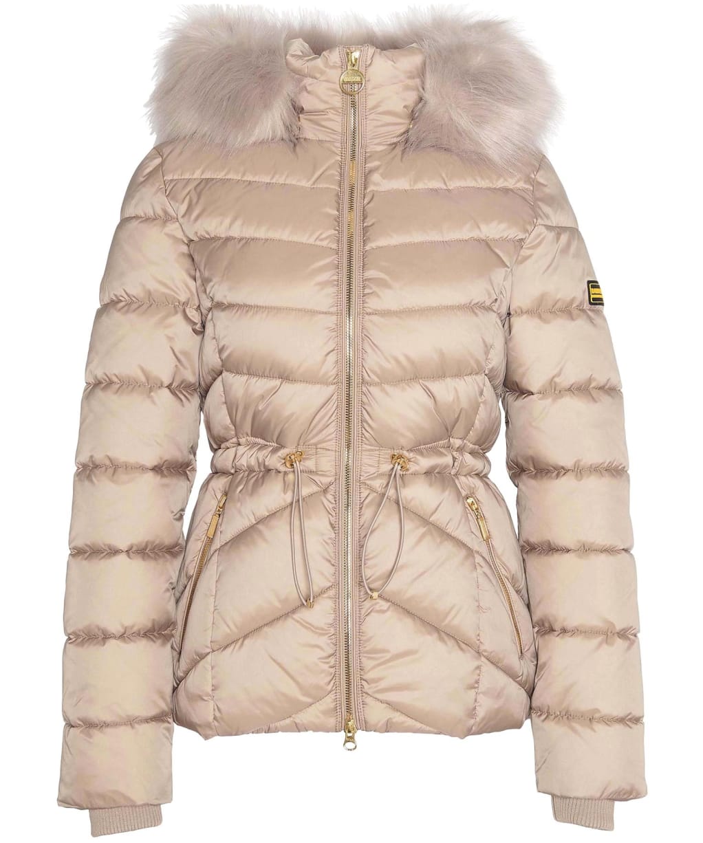 Women's Barbour International Island Quilted Jacket - Light Trench