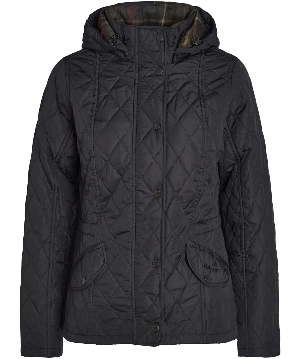 Women's Barbour Millfire Quilted Jacket - Black Classic