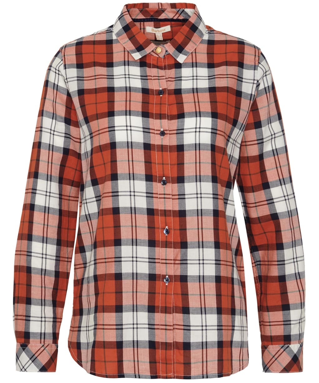 Women’s Barbour Moorland Shirt - SPICED PUMPKIN/N