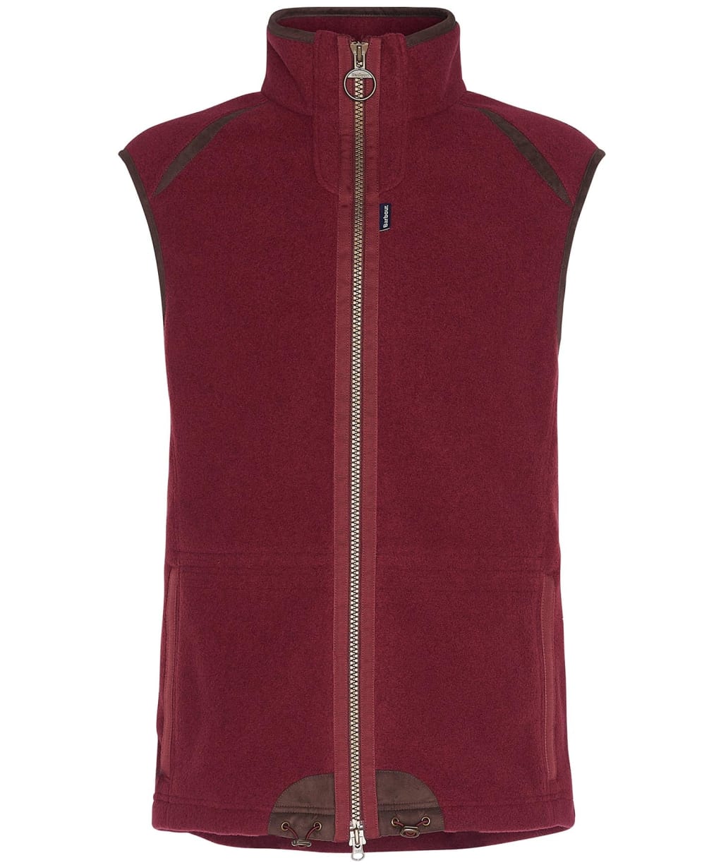 Men's Barbour Langdale Fleece Gilet - Port