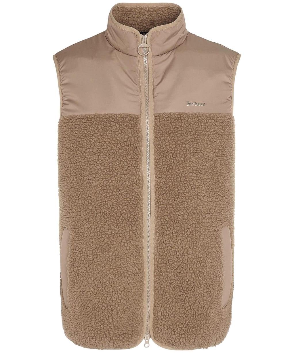 Men's Barbour Newlan Fleece Gilet - Timberwolf