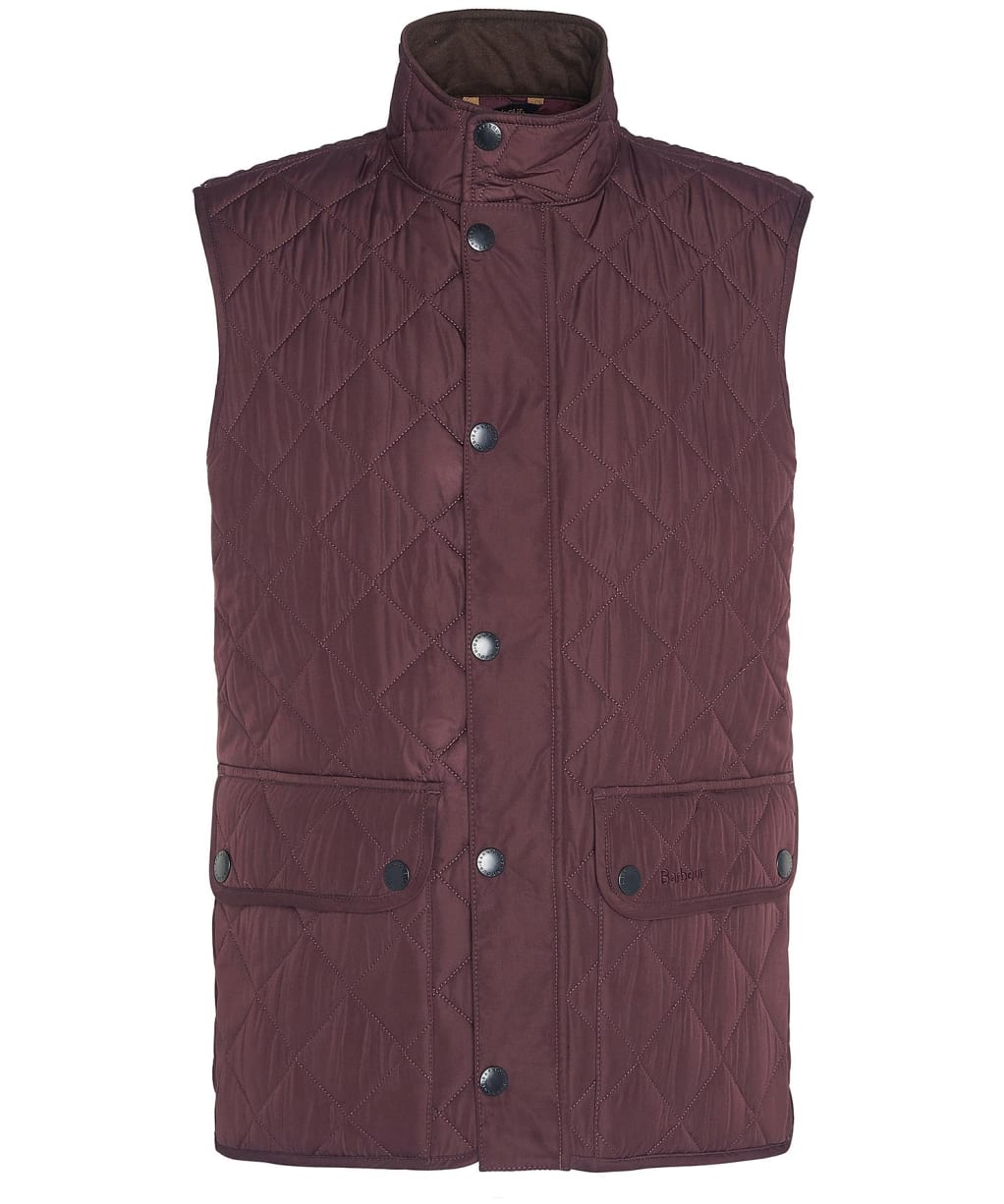 Men's Barbour New Lowerdale Quilted Gilet - Winter Blackberry