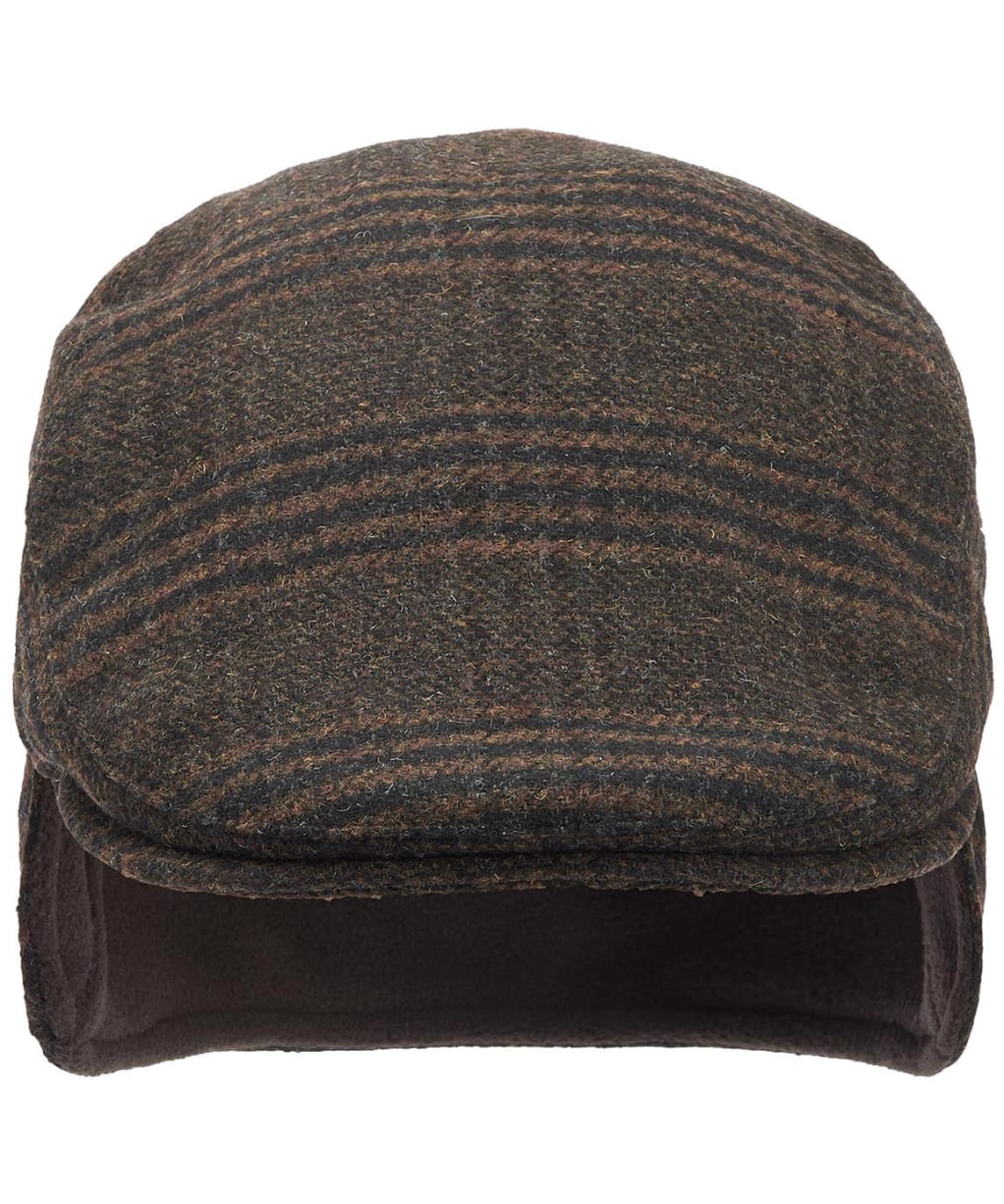 Men’s Barbour Cheviot Flat Cap - Brown Check