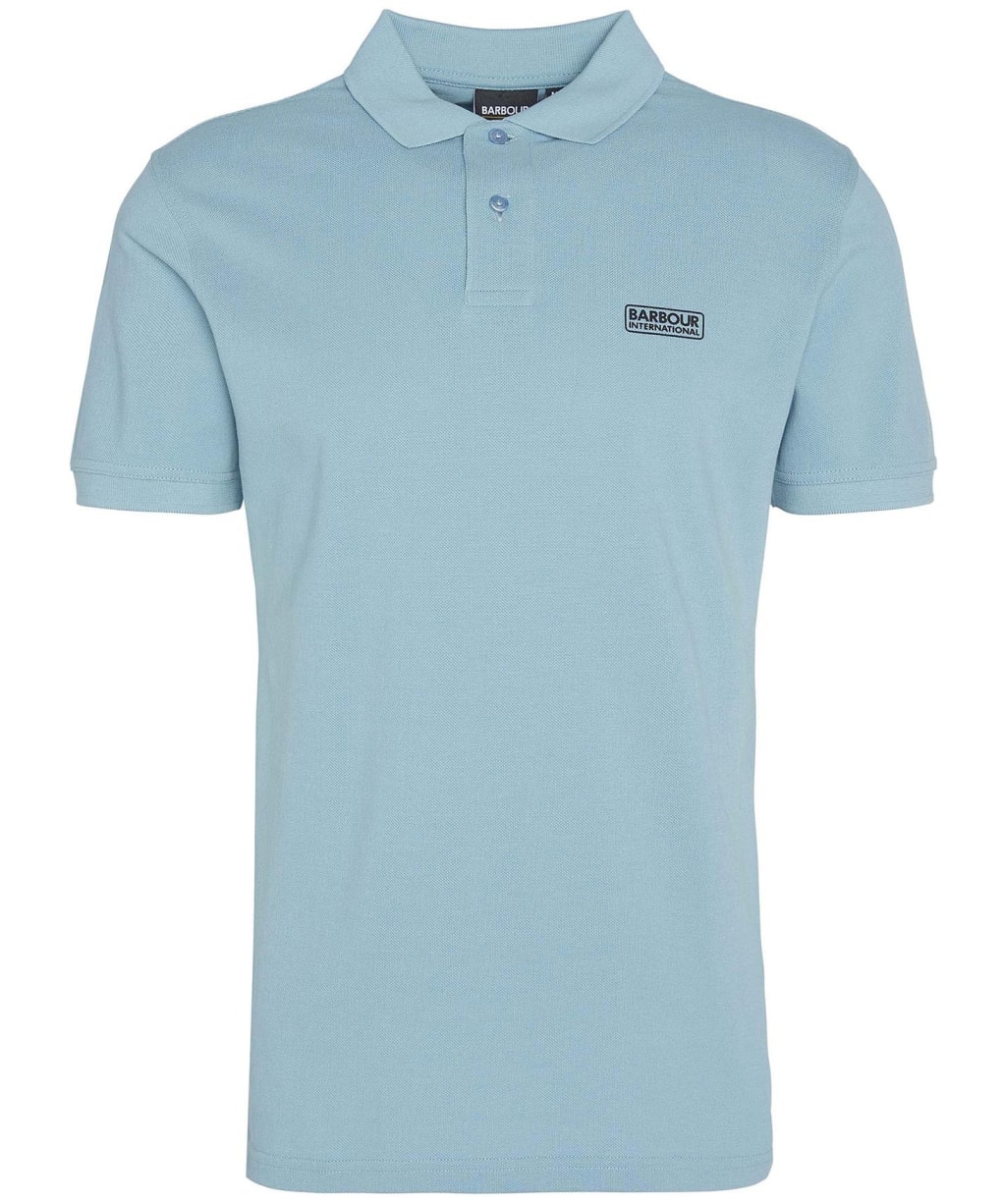 Men's Barbour International Essential Polo - Concrete Blue