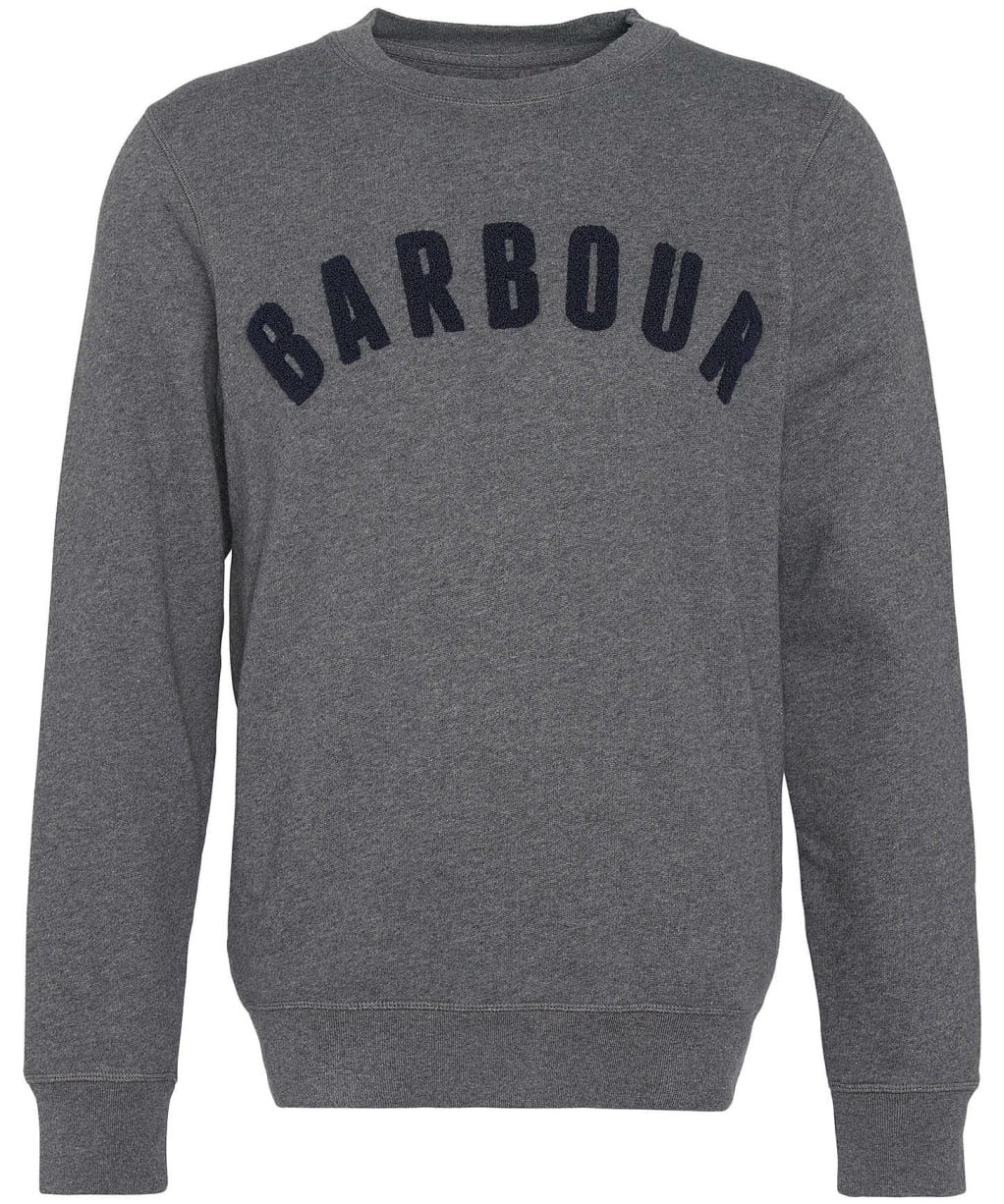 Men's Barbour Prep Logo Crew Sweater - Mid Grey Marl