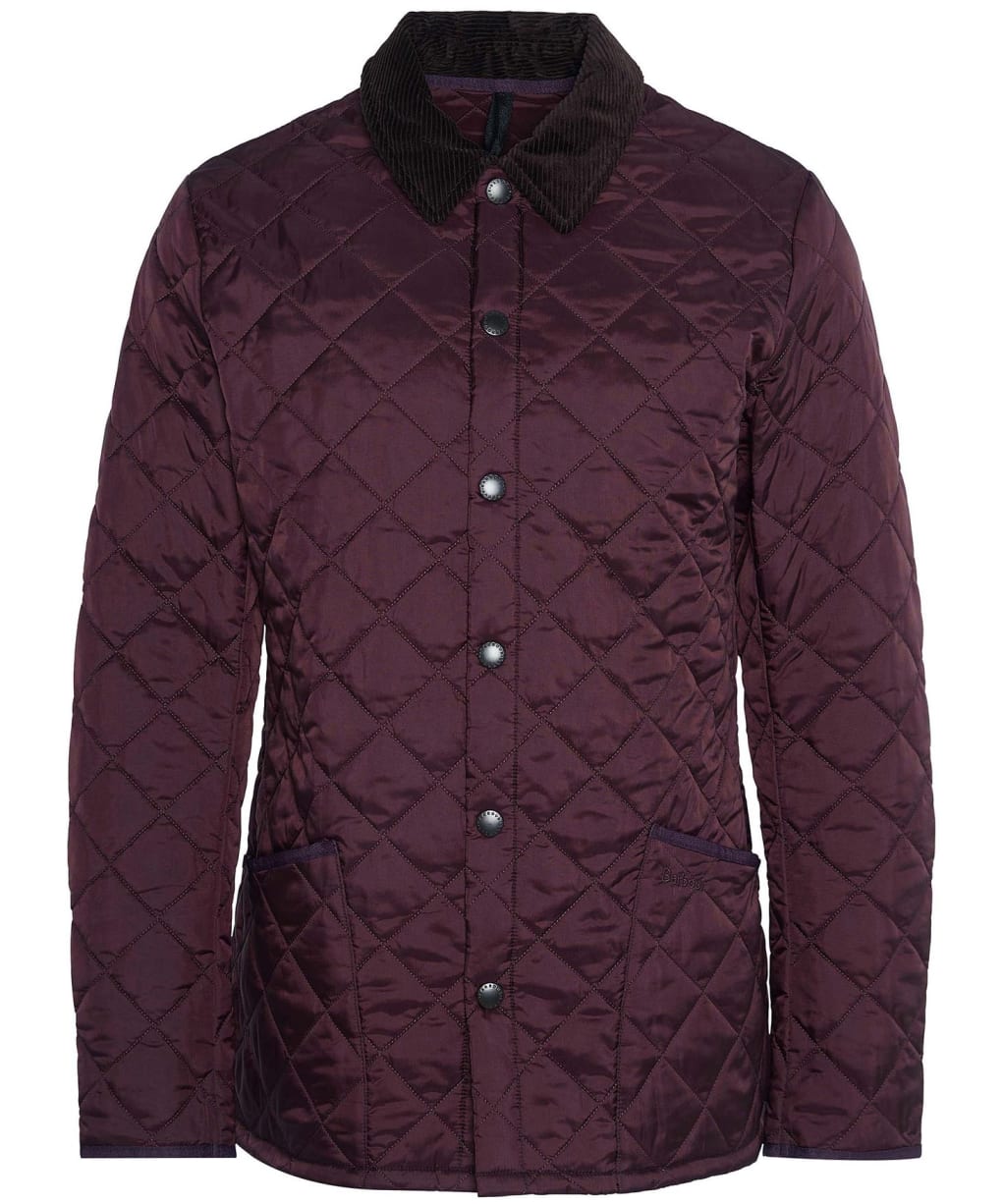 Men's Barbour Heritage Liddesdale Quilted Jacket - Winter Blackberry
