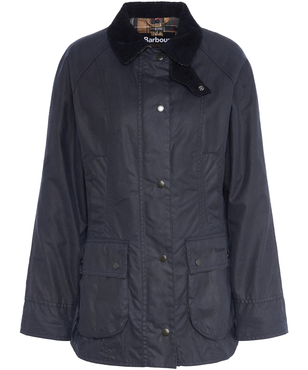 Women's Barbour Beadnell Waxed Jacket - Navy