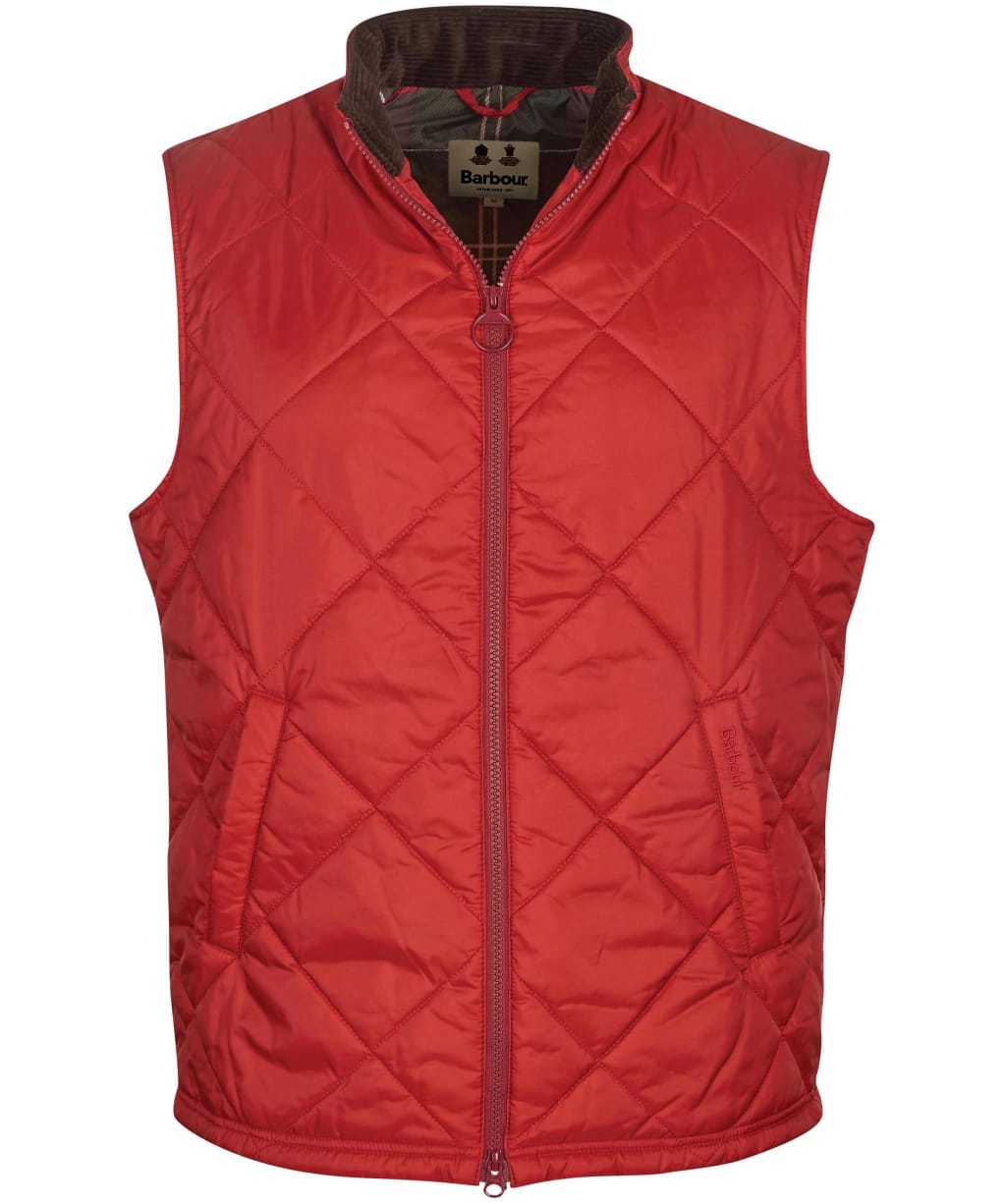 Men's Barbour Finn Gilet - Dark Red