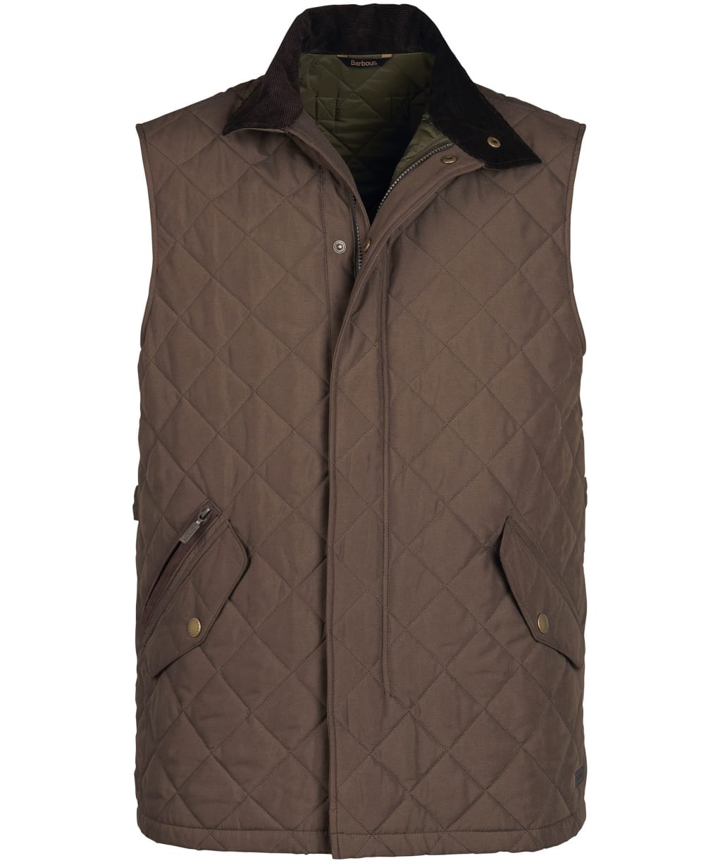Men's Barbour Shoveler Gilet - Dark Olive