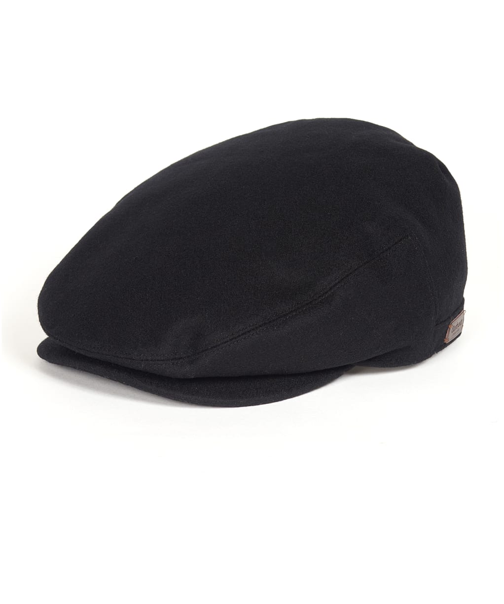 Men's Barbour Redshore Flat Cap - New Black