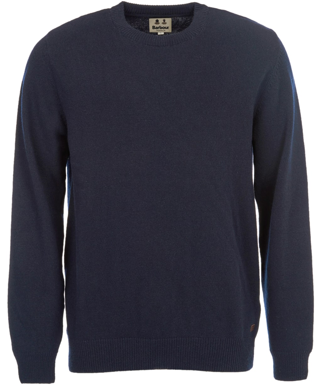 Men's Barbour Nelson Essential Crew Sweater - Navy