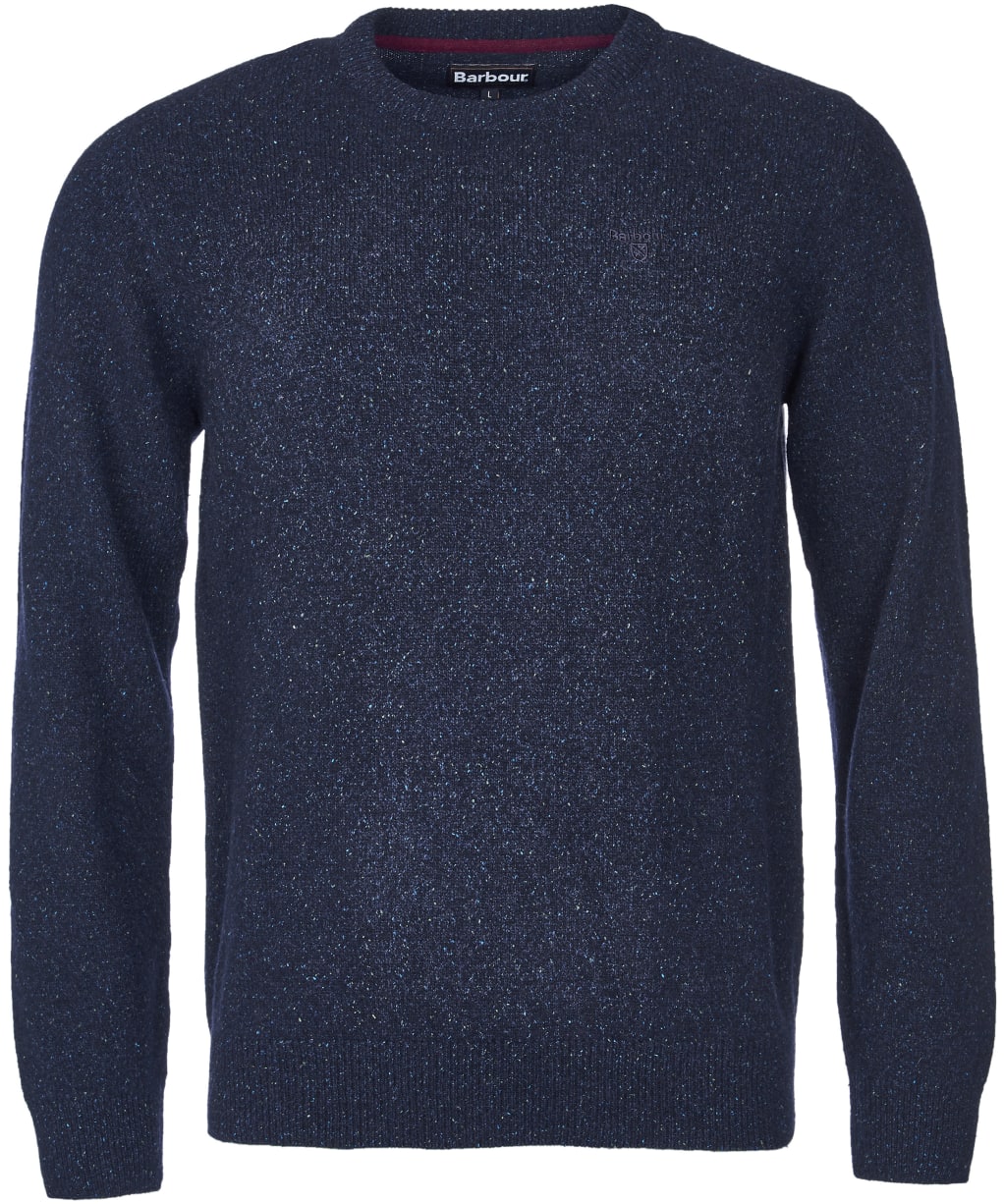 Men's Barbour Tisbury Crew Neck Sweater - Navy