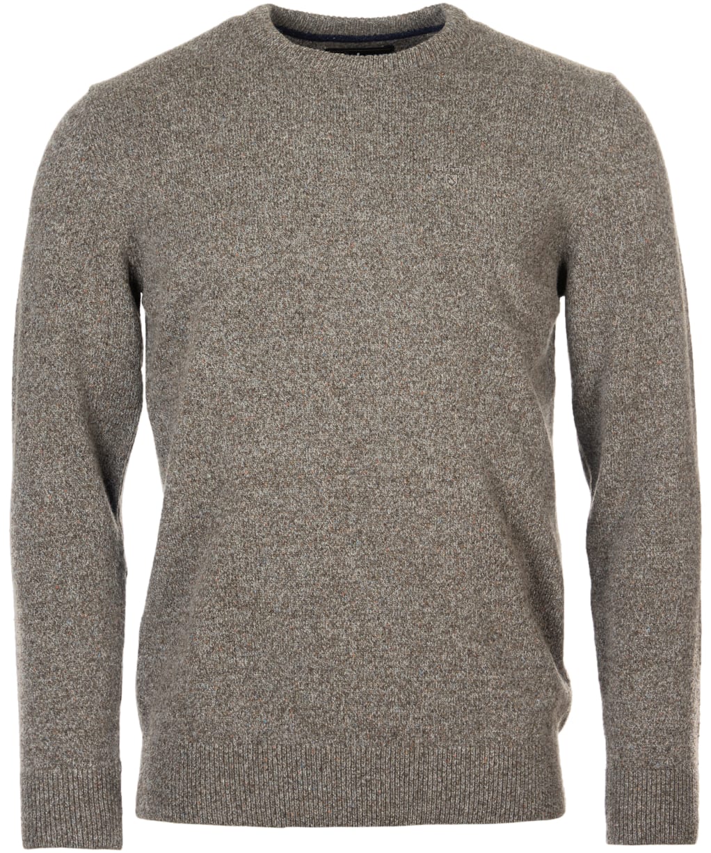 Men's Barbour Tisbury Crew Neck Sweater - Fog