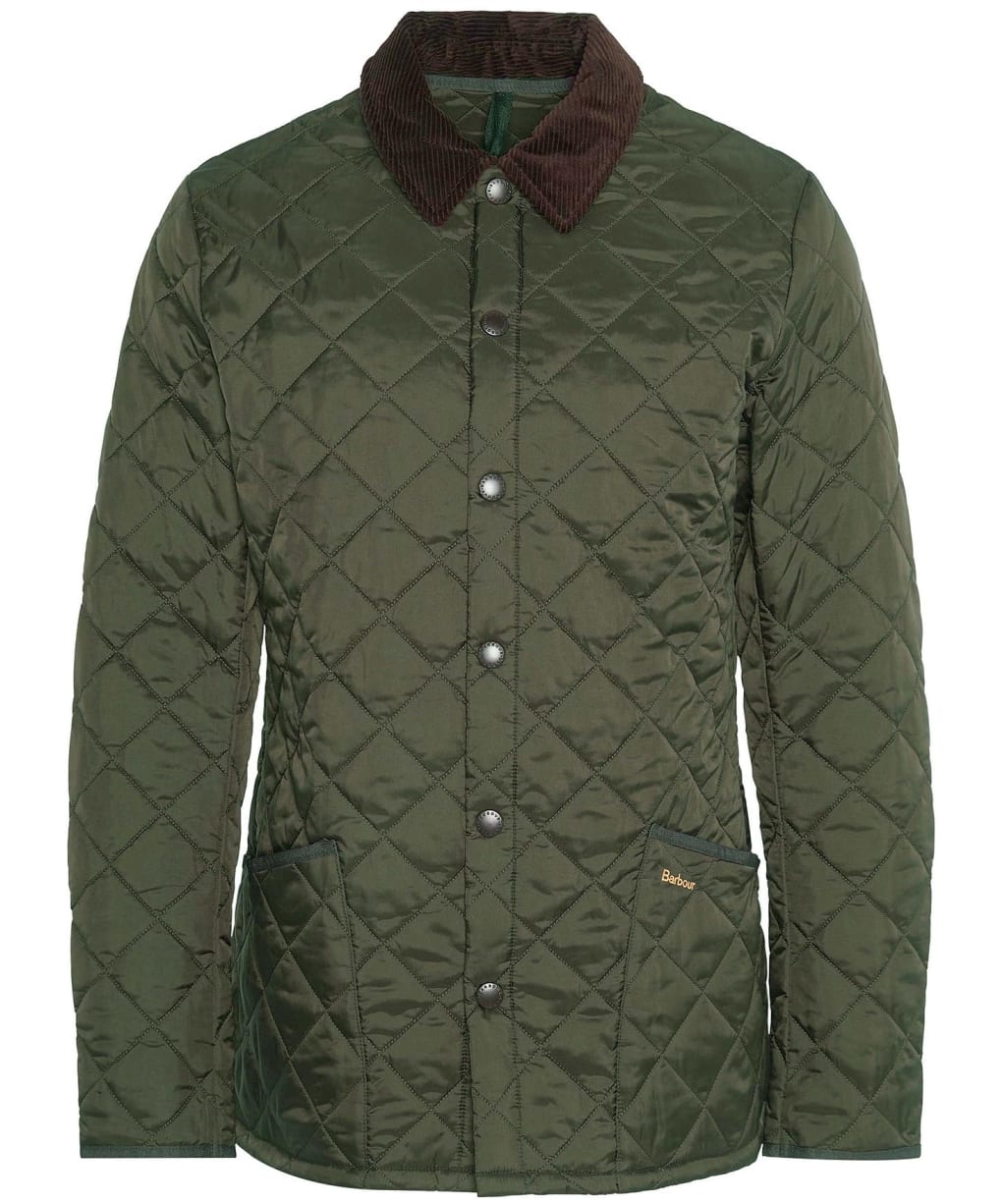 Men's Barbour Heritage Liddesdale Quilted Jacket - Olive