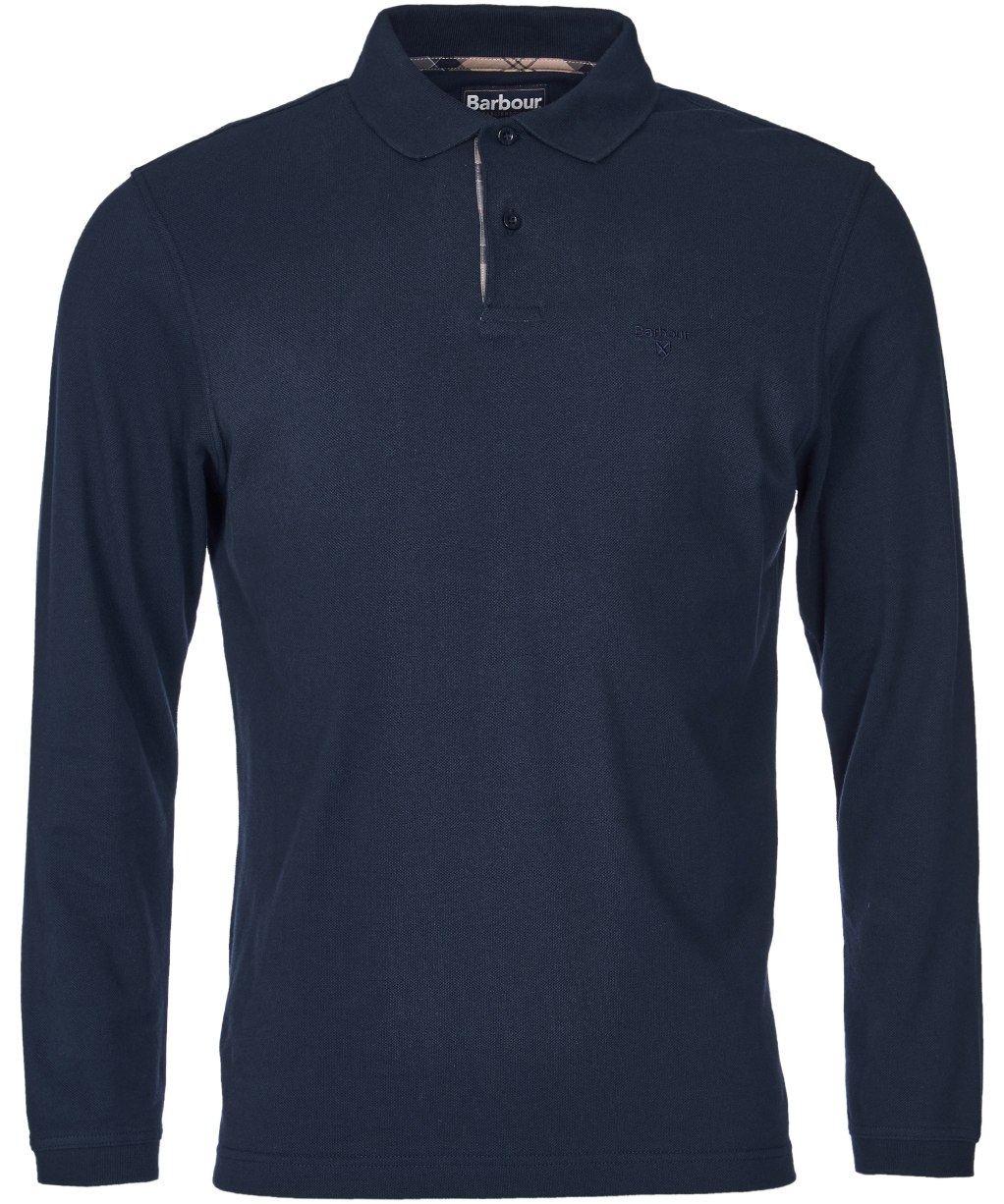 Men’s Barbour L/S Sports Polo Shirt - Navy