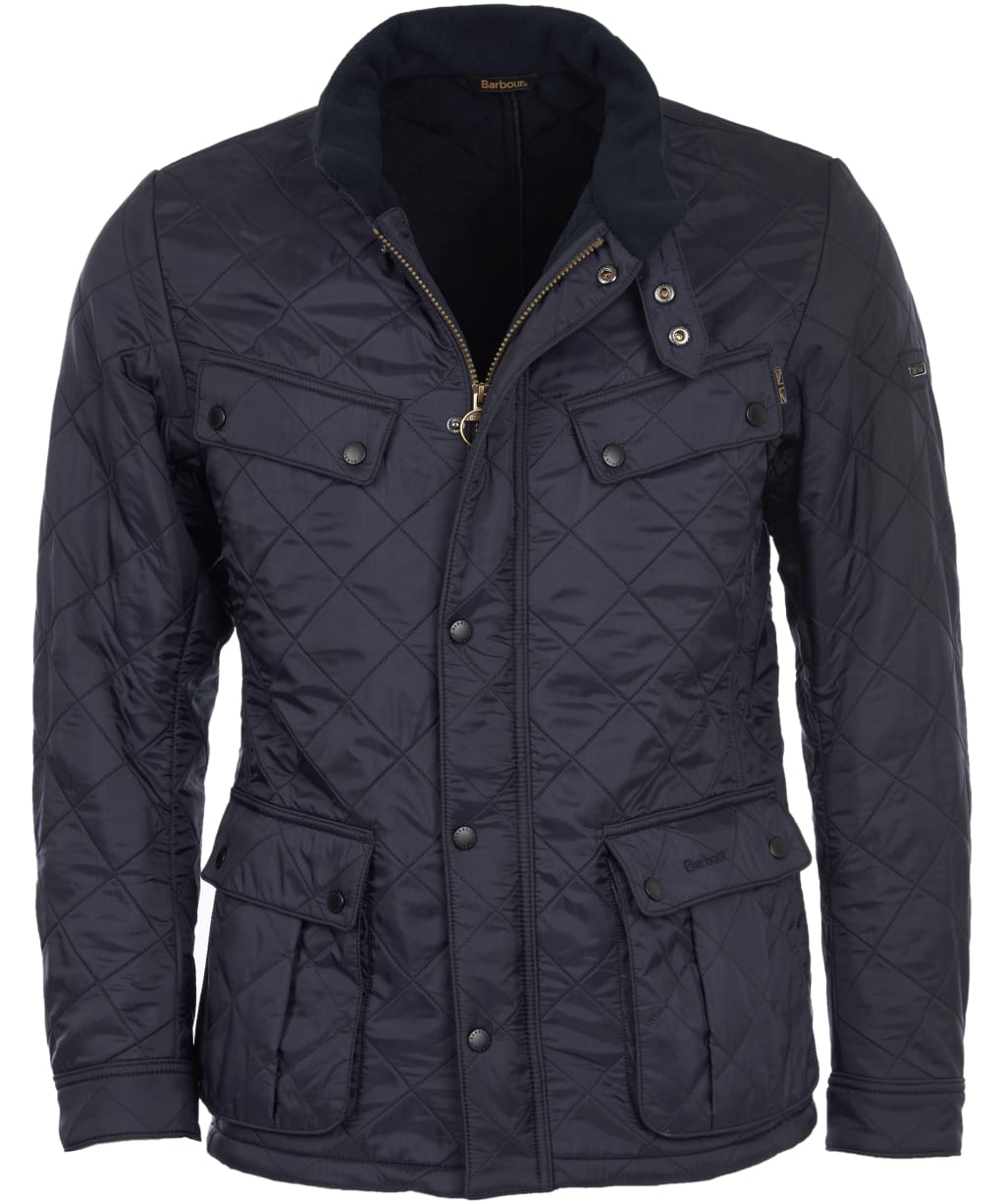 Men's Barbour International Ariel Polarquilt Jacket - Navy