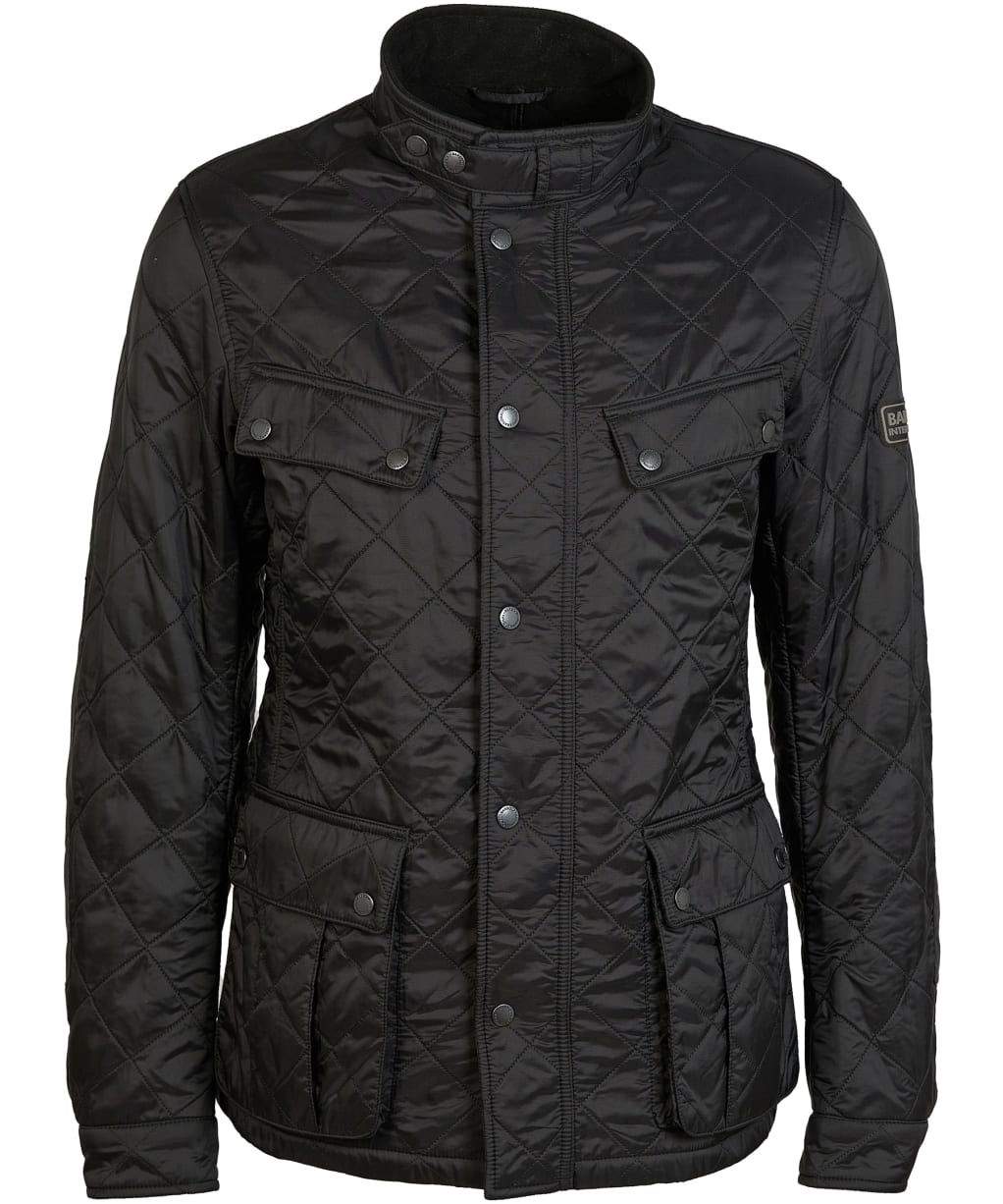 Men’s Barbour International Tourer Ariel Polarquilt Jacket - Black