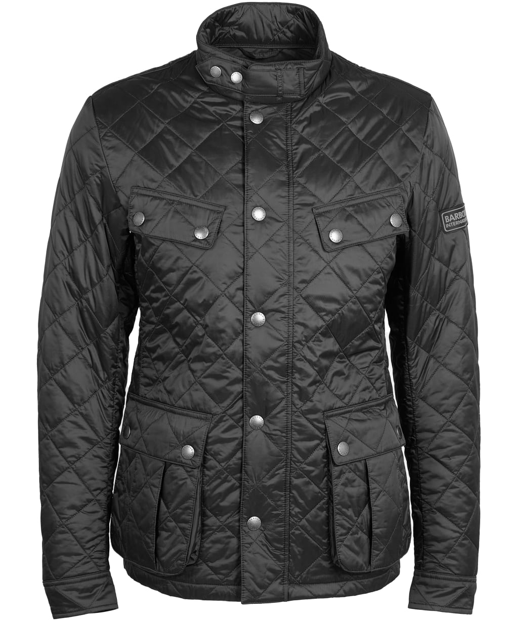 Men’s Barbour International Tourer Ariel Quilted Jacket - Black