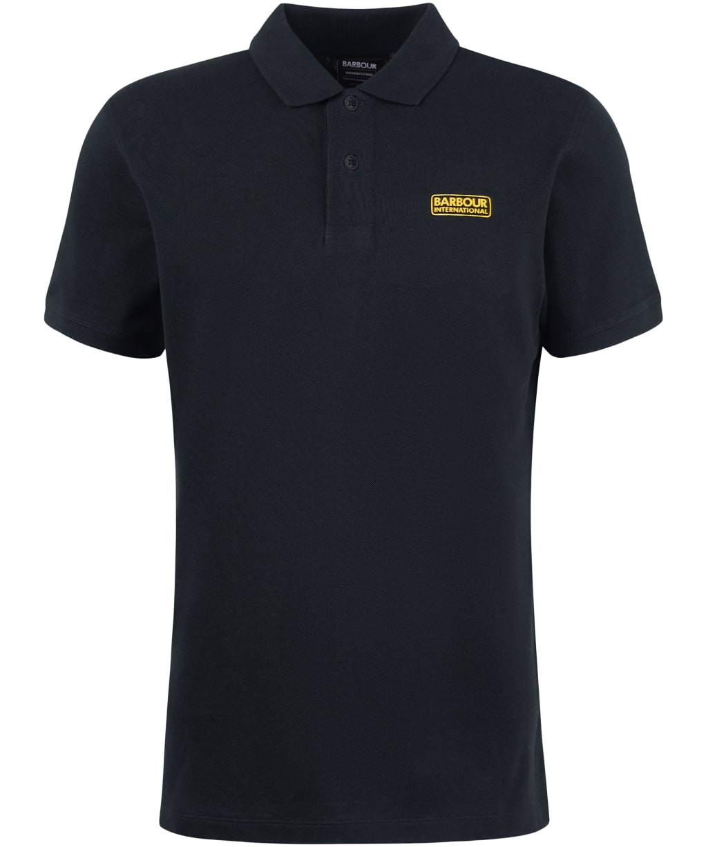 Men's Barbour International Essential Polo - Black