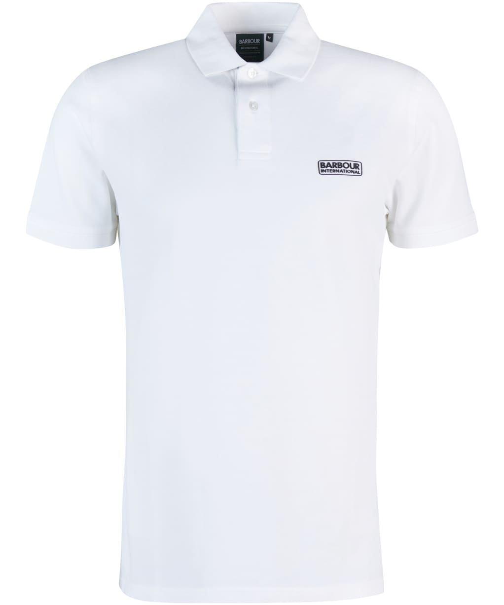 Men's Barbour International Essential Polo - White