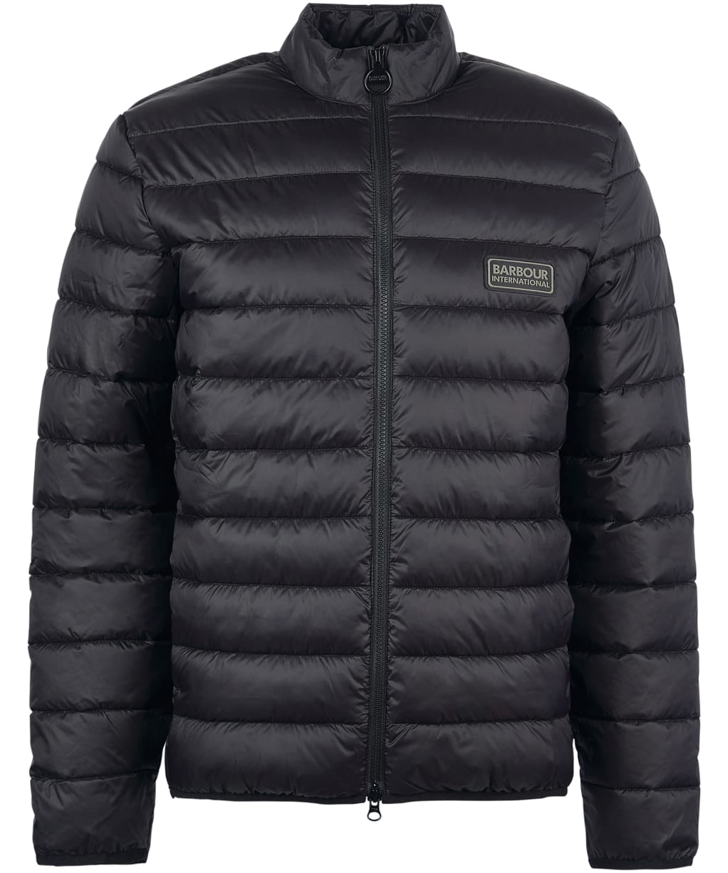 Men's Barbour International Tourer Reed Quilted Jacket - Black