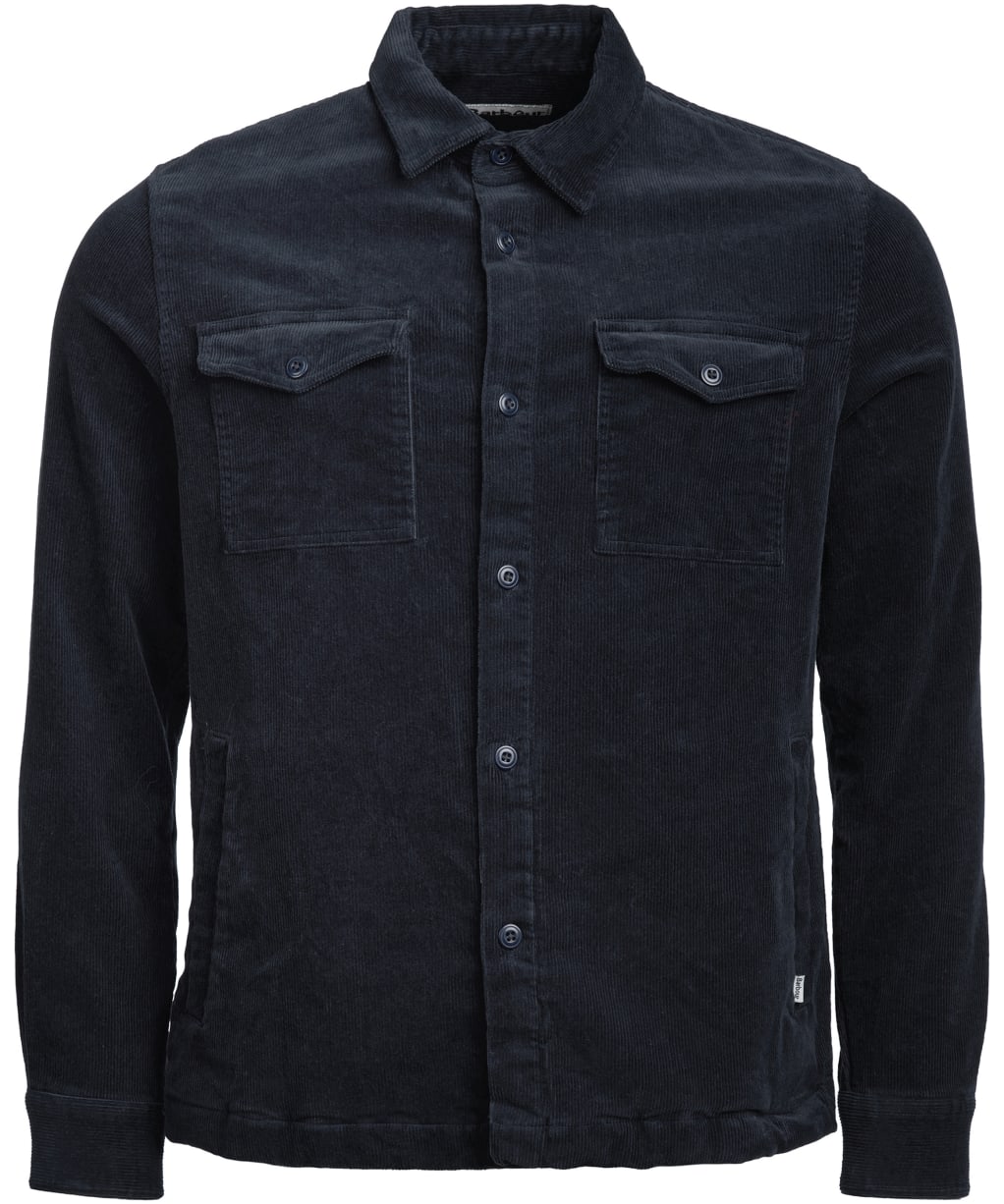Men’s Barbour Cord Overshirt - Navy