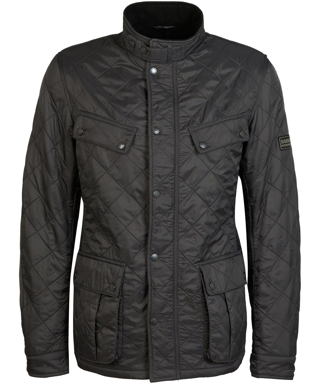 Men’s Barbour International Tourer Ariel Polarquilt Jacket - Charcoal