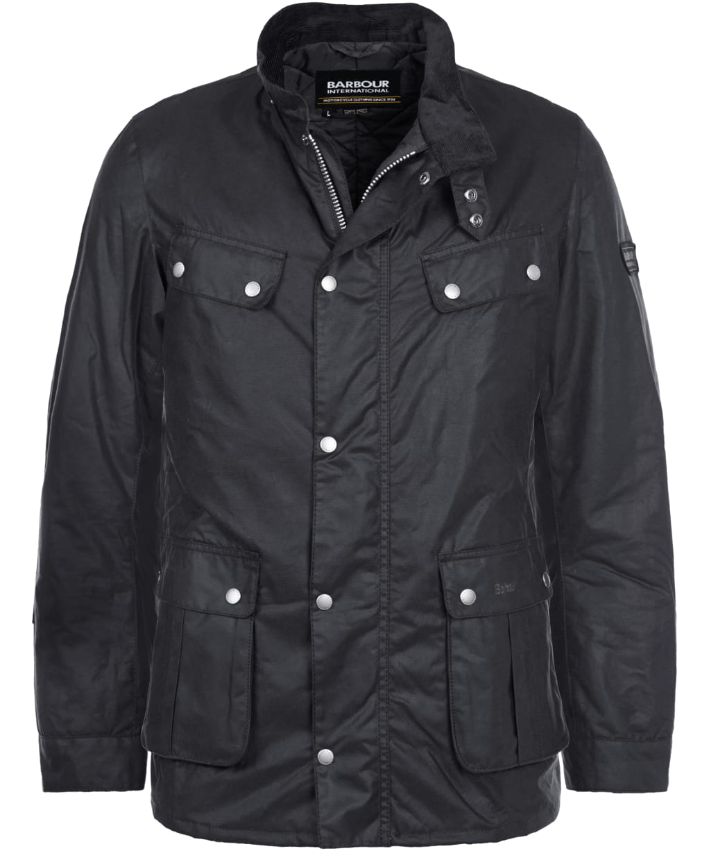 Men's Barbour International Duke Waxed Jacket - Sage