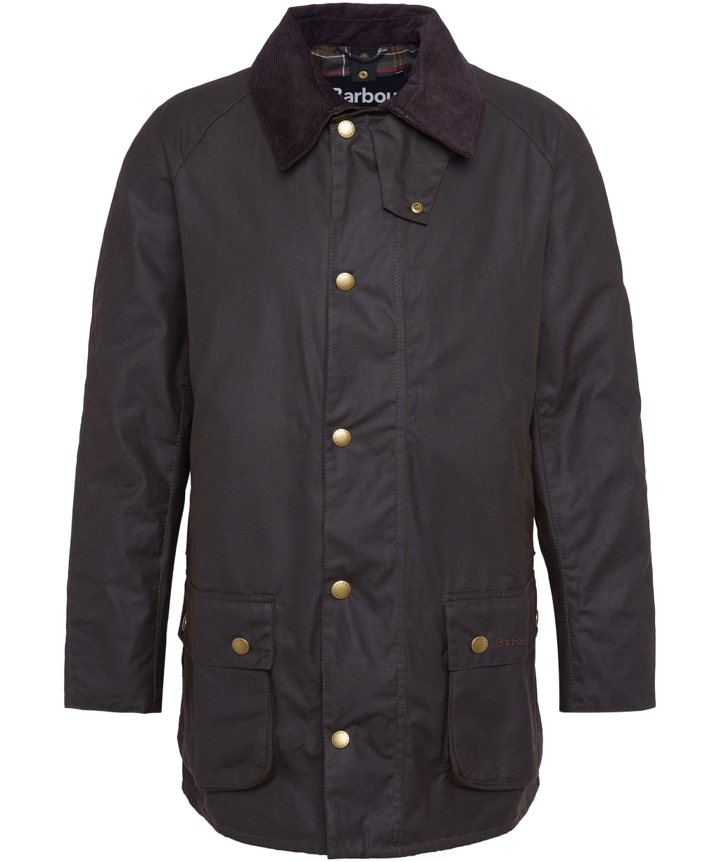 Men's Barbour Beausby Waxed Jacket - Olive