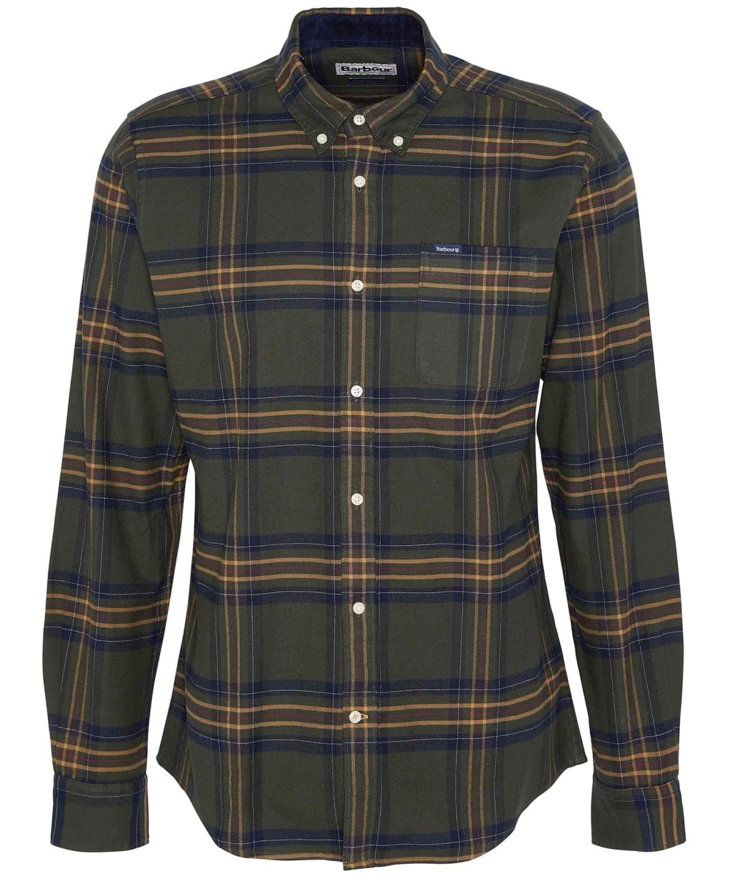 Men’s Barbour Portdown Tailored Shirt - Olive