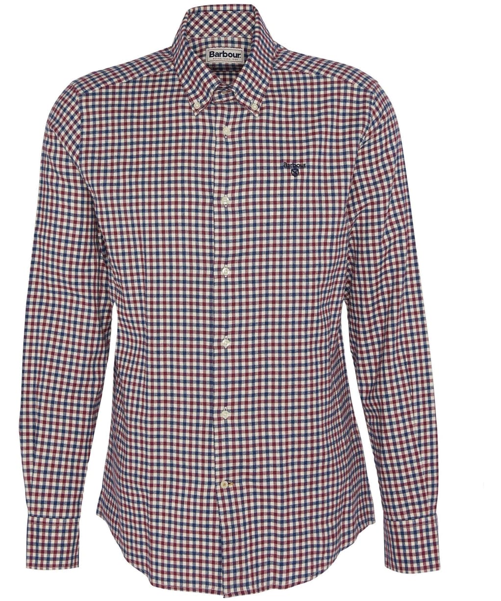 Men's Barbour Finkle Tailored Shirt - Merlot