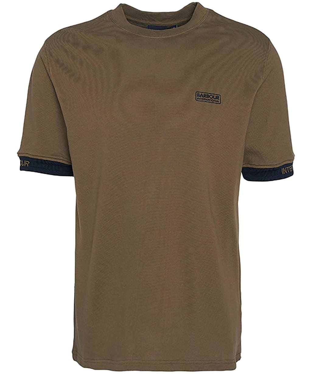 Men's Barbour International Heim Short Sleeve Cotton T-Shirt - Military Olive