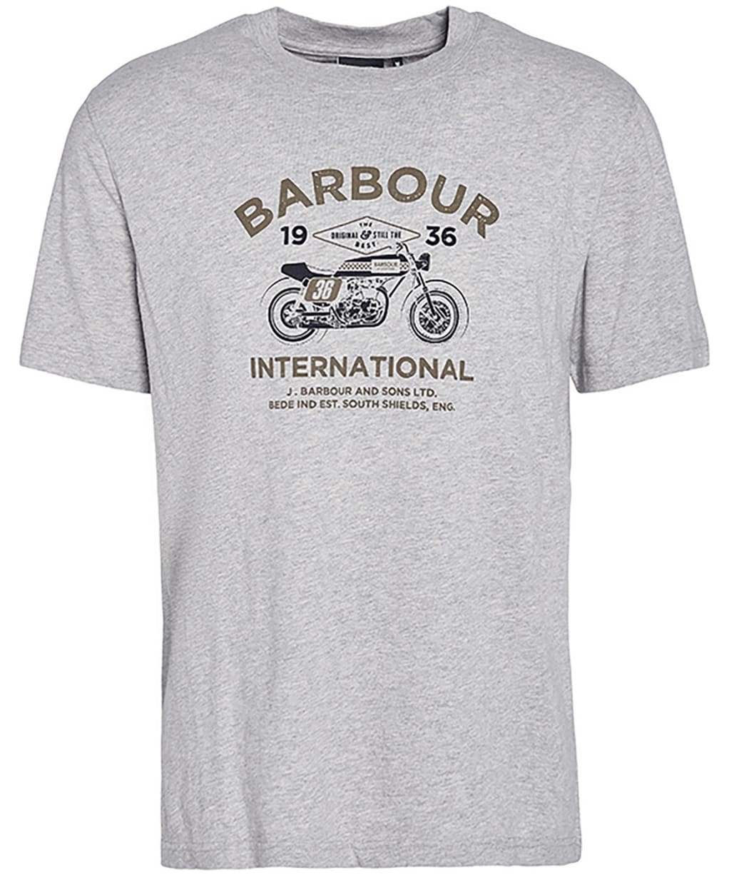 Cafe Graphic T - Grey Marl