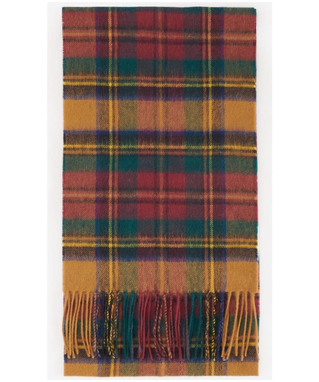 Barbour New Check Tartan Scarf - Harvest Gold