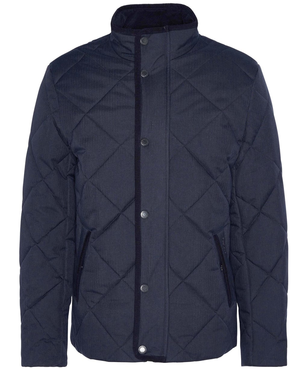 Men's Barbour Embleton Quilted Jacket - Dark Navy