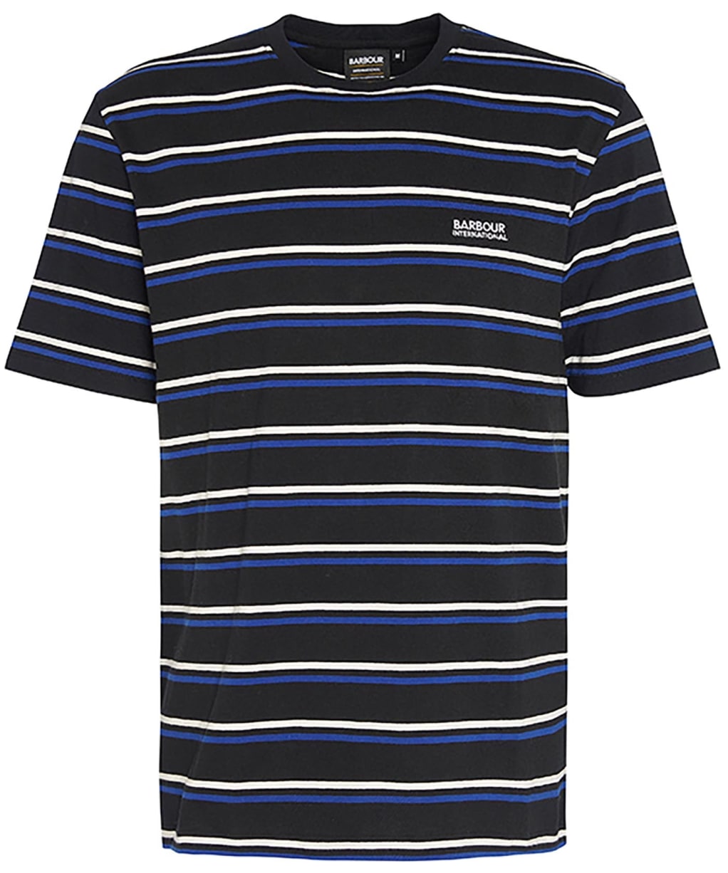 Men's Barbour International Buxton Stripe T-Shirt - Black