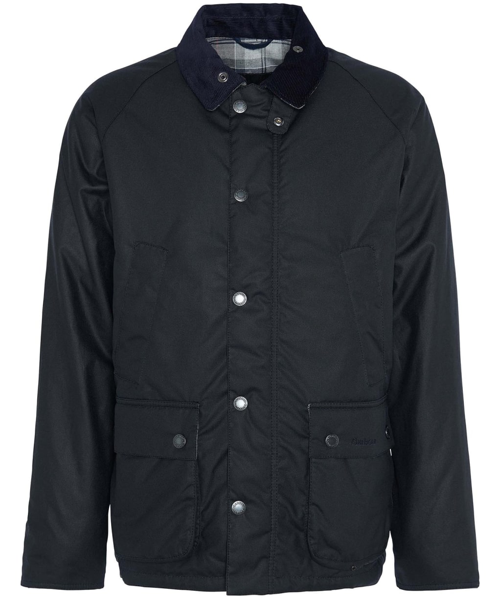 Men's Barbour Ambleside Waxed Jacket - Navy / Blue Granite
