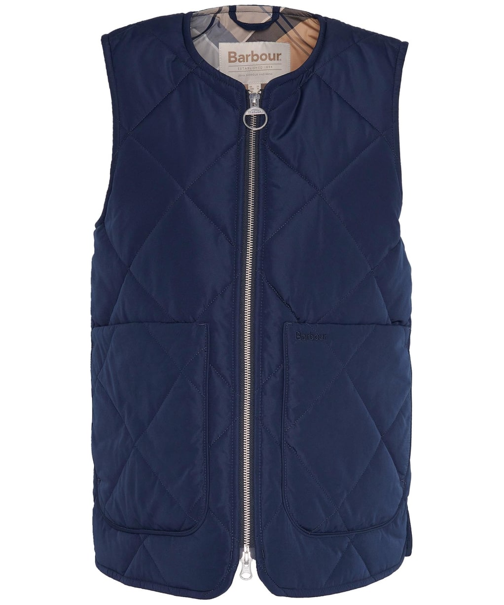 Shelby Gilet - Navy / Sky Dress Tartan