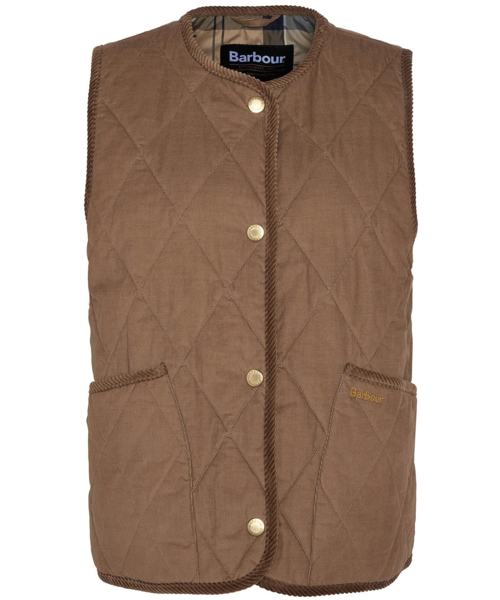 Cecily Gilet - Beige / Sky Dress Tartan