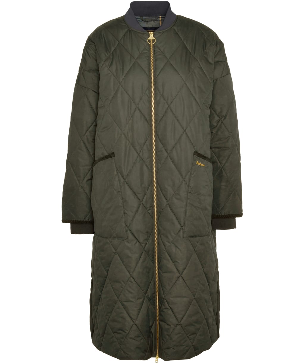 Rhea Quilt - Deep Olive / Ancient Tartan