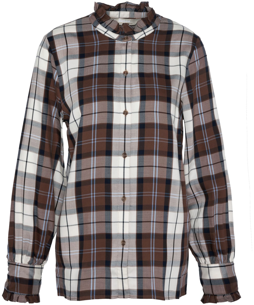Violet Shirt - Sky Dress Tartan