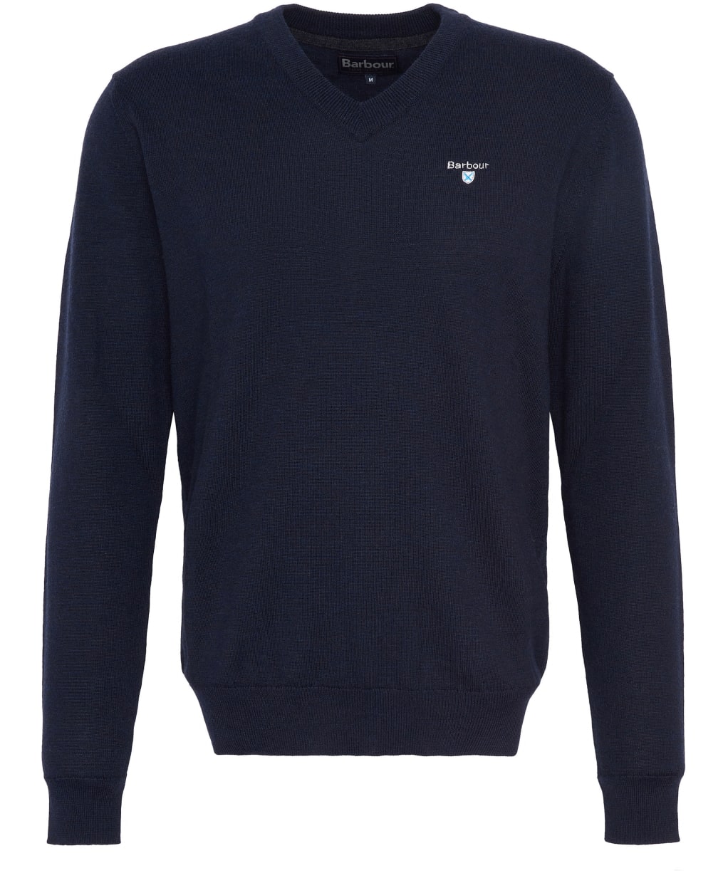 Merino V-Neck - Navy