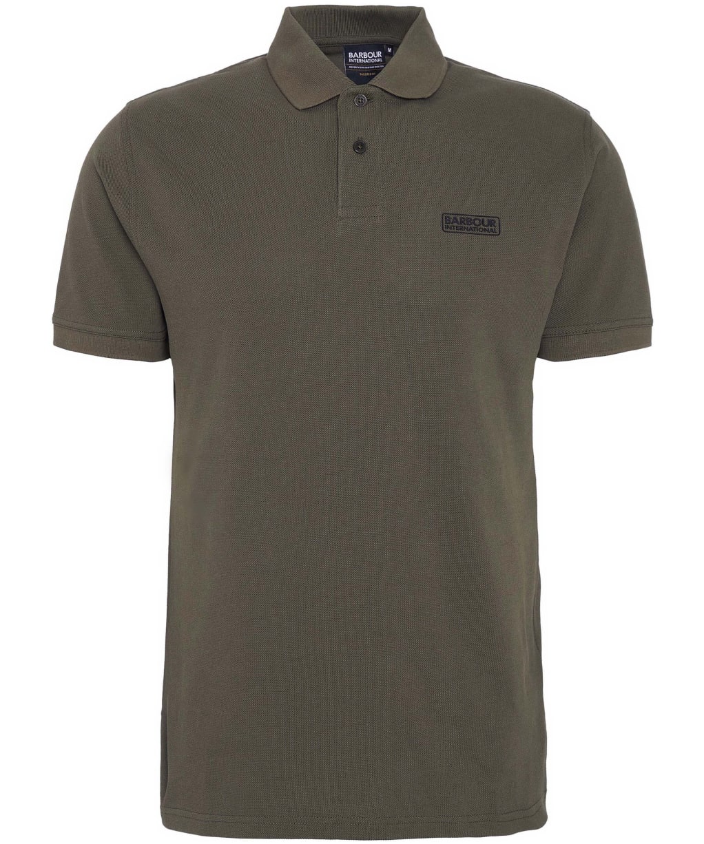Men's Barbour International Essential Polo - Uniform Green